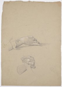 Handstudien autorstwa Franz von Matsch