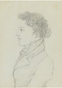 Franz Schubert 1797-1828, w wieku 17 lat, ok. 1814 autorstwa Franz von Schober