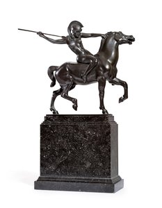 Amazonka na koniu, autorstwa Franz von Stuck