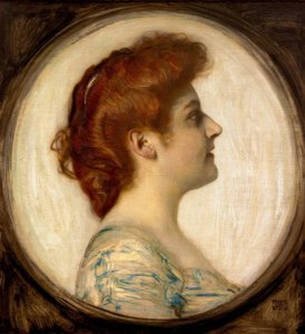 Portret damy autorstwa Franz von Stuck
