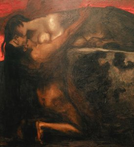 Pocałunek Sfinksa autorstwa Franz von Stuck