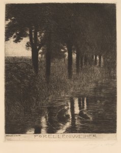 Staw pstrągowy autorstwa Franz von Stuck