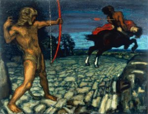 Herkules i Nessus autorstwa Franz von Stuck