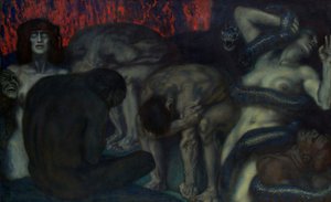 Piekło, 1908. autorstwa Franz von Stuck