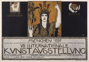 Siódma Międzynarodowa Wystawa Sztuki, Monachium 1897 autorstwa Franz von Stuck
