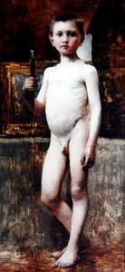 Chłopiec, ok. 1911 (olej na płótnie) autorstwa Franz von Stuck