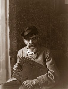 Portret włoskiego malarza Domenico Morelli (1826-1901)