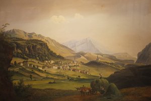 Frédérich Martens - Widok na Pieve Tesino