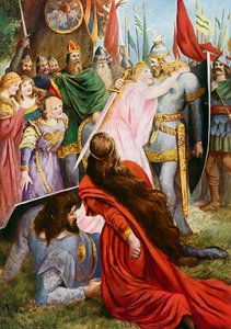 Lohengrin, akt I scena III autorstwa Fred Leeke