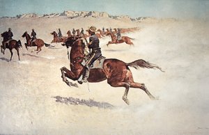 Buffalo Soldiers w pościgu (kolor lito)