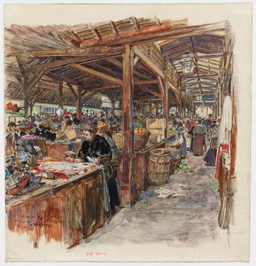 Wewnątrz Marché des Enfants-Rouges