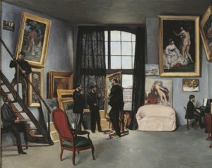 Warsztaty Bazille autorstwa Jean Frederic Bazille