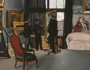 Warsztaty Bazille autorstwa Jean Frederic Bazille