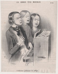 Niefortunny nauczyciel teorii muzyki, 1840., 1840.