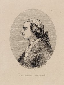 Portret skrzypka i kompozytora Gaetano Pugnaniego 1731-1798, 1842.