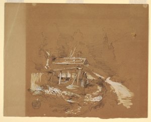 Mil w Alpach autorstwa Frederic Edwin Church