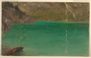 Jezioro Alpejskie (Bawaria lub Szwajcaria) autorstwa Frederic Edwin Church