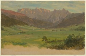 Dolina Alpejska autorstwa Frederic Edwin Church