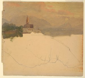 Bawarski krajobraz autorstwa Frederic Edwin Church