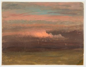 Badanie chmur o zachodzie słońca autorstwa Frederic Edwin Church