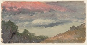 Chmury nad farmą Churcha, Hudson N.Y. autorstwa Frederic Edwin Church