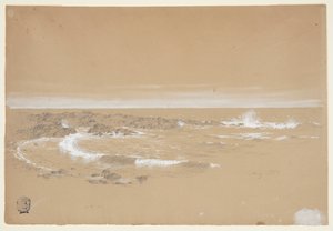 Linia brzegowa, Grand Manan, Kanada autorstwa Frederic Edwin Church