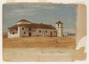 Kolumbia, kościół w Baranquilla autorstwa Frederic Edwin Church