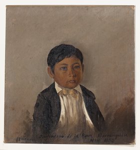 Kolumbia, Barranquilla, portret chłopca autorstwa Frederic Edwin Church