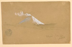 Cotopaxi z okolic Ambato, Ekwador autorstwa Frederic Edwin Church