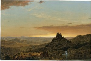 Krzyż na pustyni autorstwa Frederic Edwin Church
