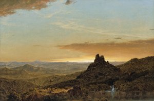 Krzyż na pustyni autorstwa Frederic Edwin Church