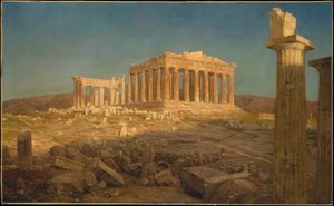 Partenon autorstwa Frederic Edwin Church