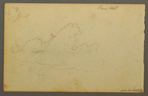 Rysunek, Catskill Mountain House, 1844 r. autorstwa Frederic Edwin Church