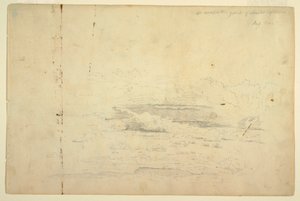Rysunek, Studium chmur, sierpień 1844 r. autorstwa Frederic Edwin Church