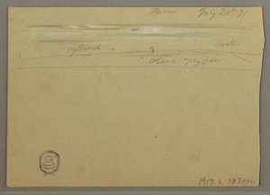 Rysunek, Studium chmury, 28 lipca 1871 r. autorstwa Frederic Edwin Church