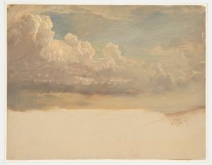 Rysunek, Studium chmury, marzec 1871 r. autorstwa Frederic Edwin Church