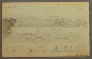 Rysunek, Studium chmur, prawdopodobnie 1844 autorstwa Frederic Edwin Church
