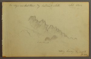 Rysunek, Studium chmury, 1844 autorstwa Frederic Edwin Church