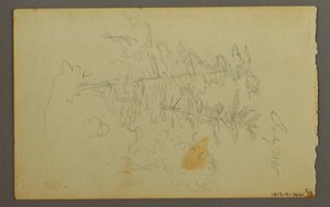 Rysunek, Studium chmury, 1845 autorstwa Frederic Edwin Church