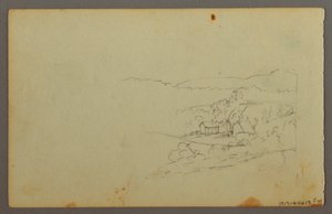 Rysunek, Studium chmury, prawdopodobnie 1844 autorstwa Frederic Edwin Church