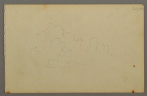 Rysunek, Chmury, 1844 autorstwa Frederic Edwin Church