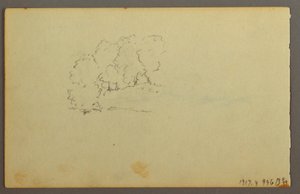 Rysunek, Chmury, 1844 autorstwa Frederic Edwin Church