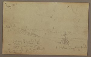 Rysunek, Pochmurne niebo, 1863 r. autorstwa Frederic Edwin Church