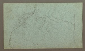 Rysunek, wodospad, prawdopodobnie 1868 r. autorstwa Frederic Edwin Church