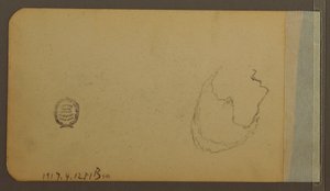Rysunek, Wzgórza; Verso: Głowa, 1889 autorstwa Frederic Edwin Church