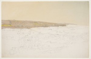 Rysunek, Jerozolima, widok ogólny, kwiecień (), 1868 r. autorstwa Frederic Edwin Church