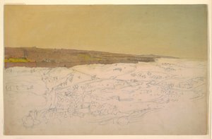 Rysunek, Jerozolima, widok ogólny, kwiecień (), 1868 r. autorstwa Frederic Edwin Church