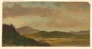 Rysunek, krajobraz, 1865 autorstwa Frederic Edwin Church
