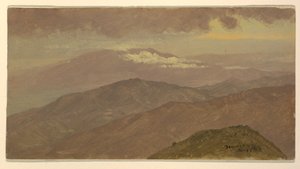 Rysunek, krajobraz, sierpień 1865 autorstwa Frederic Edwin Church