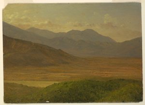 Rysunek, krajobraz, maj 1865 r. autorstwa Frederic Edwin Church